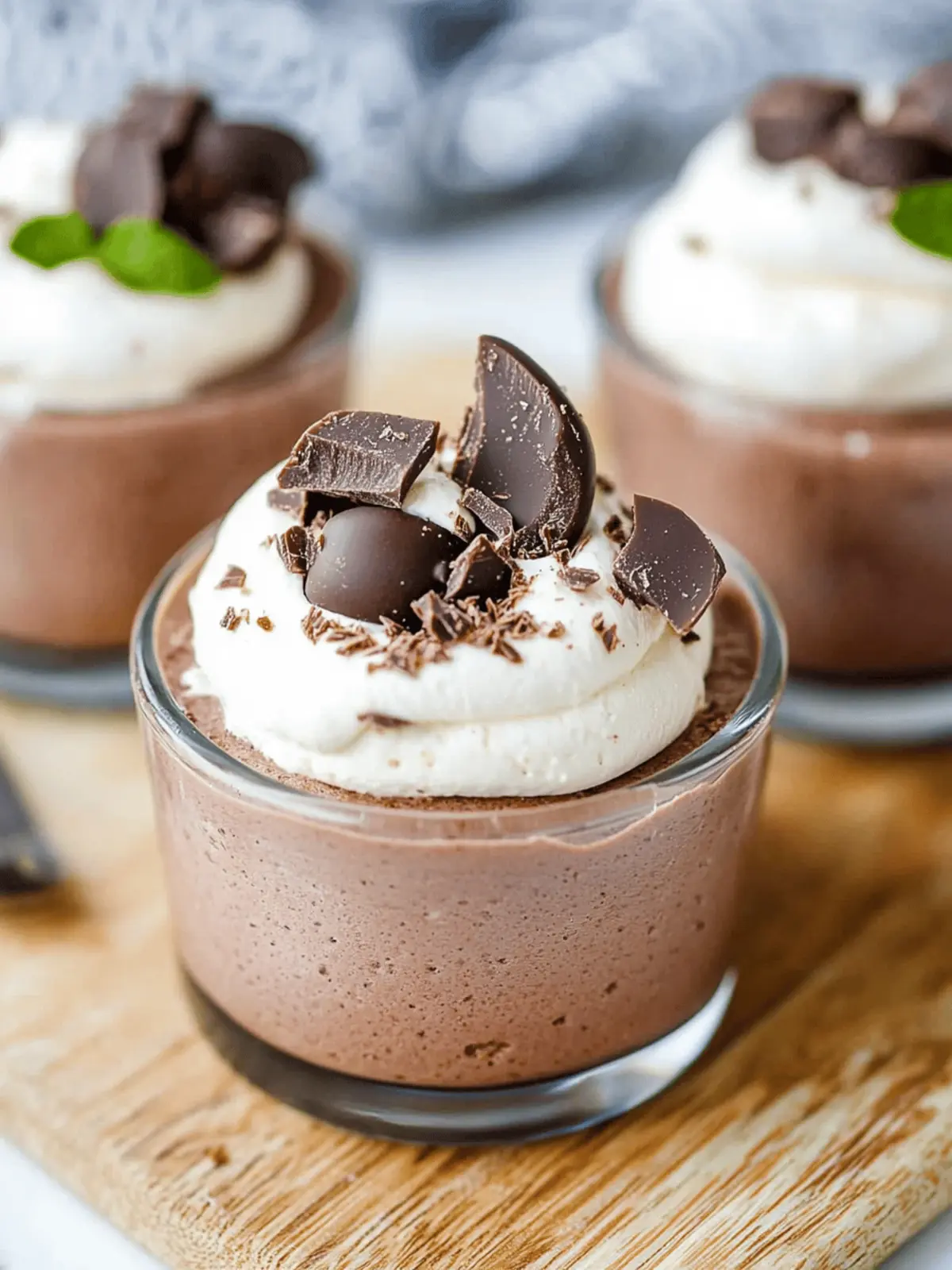 Chocolate Hazelnut Mascarpone Cups