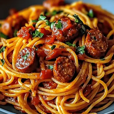 Flavor-Packed Haitian Spaghetti with Cajun Sausage Delight 9 Haitian Spaghetti with Cajun Sausage