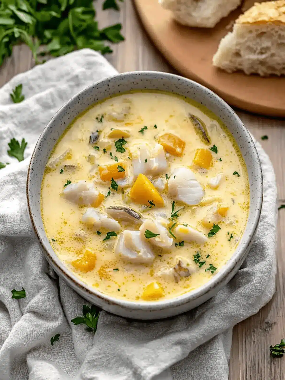 Creamy New England Fish Chowder