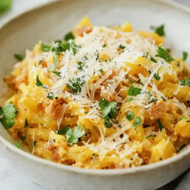 Spaghetti Squash Carbonara