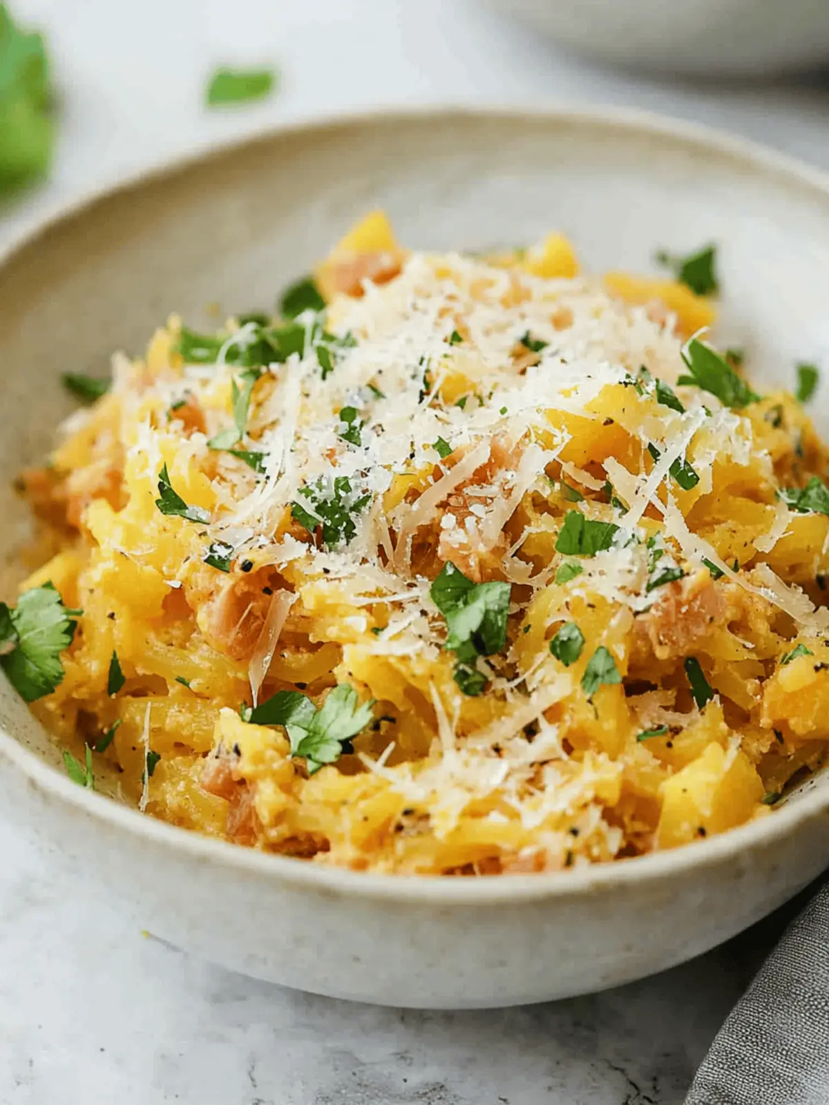 Delicious Spaghetti Squash Carbonara for a Guilt-Free Treat 5 Spaghetti Squash Carbonara