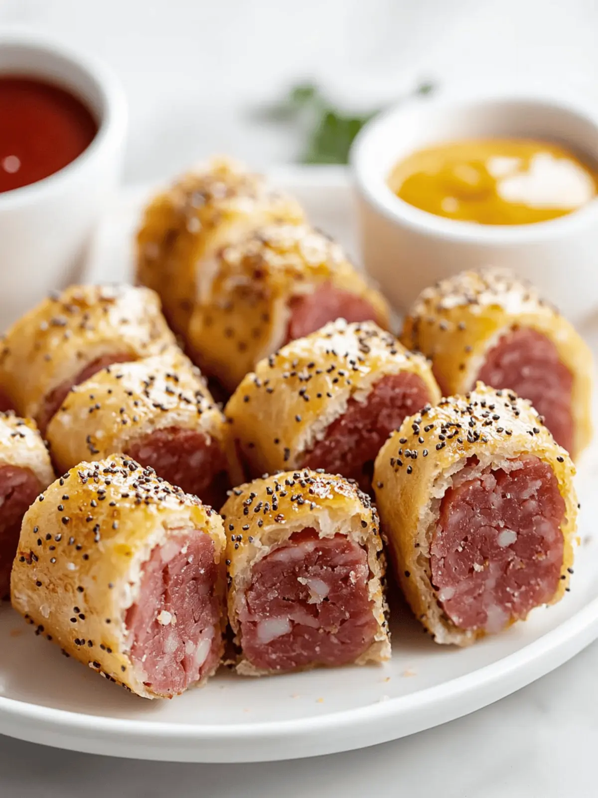Bagel Seasoning Kielbasa Bites