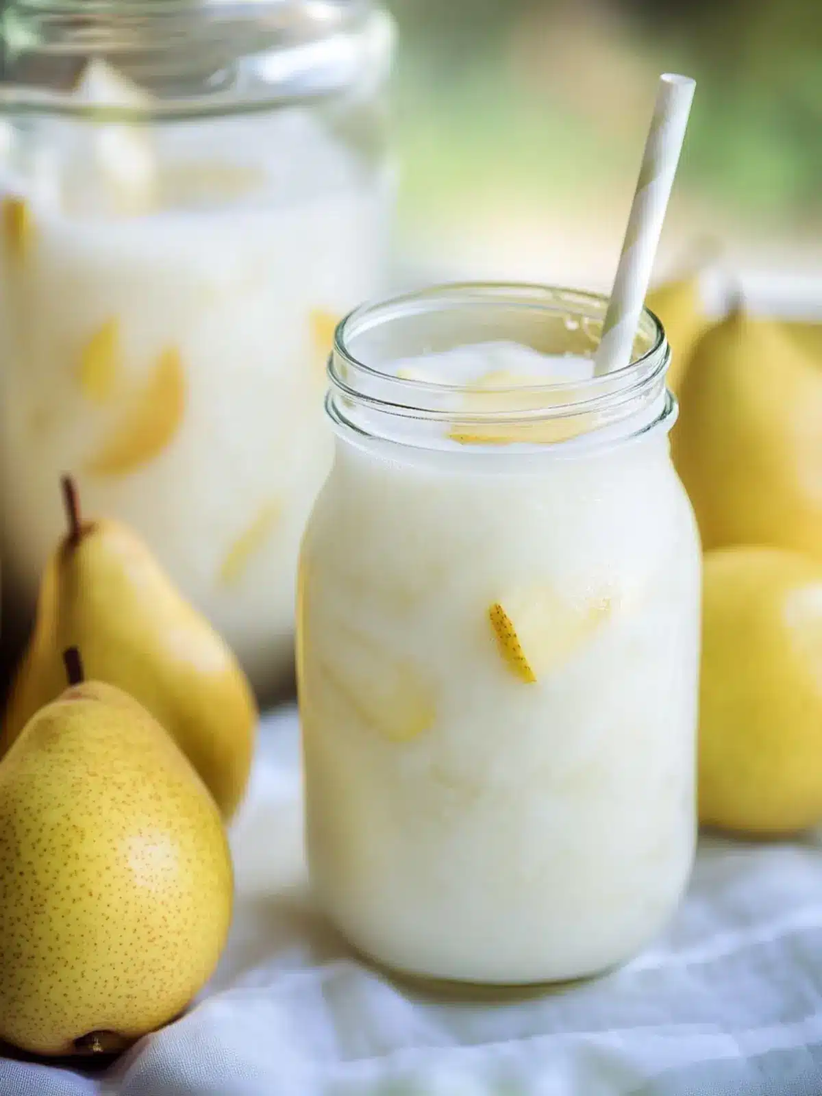 Creamy Pear Lemonade