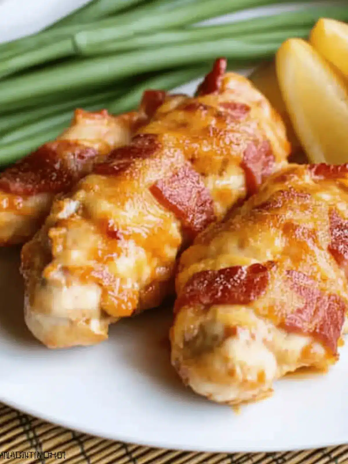 Keto Bacon Wrapped Chicken