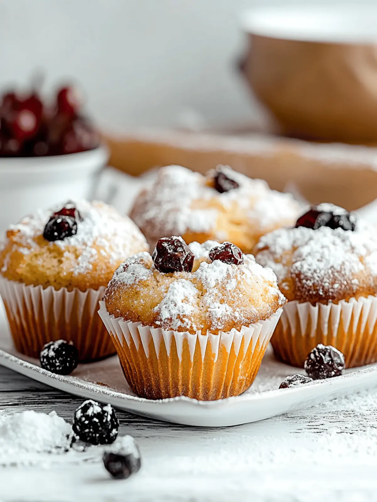 Christmas Stollen Muffins