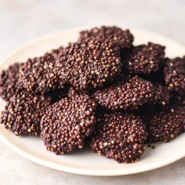 Crispy Quinoa Cacao Cookies