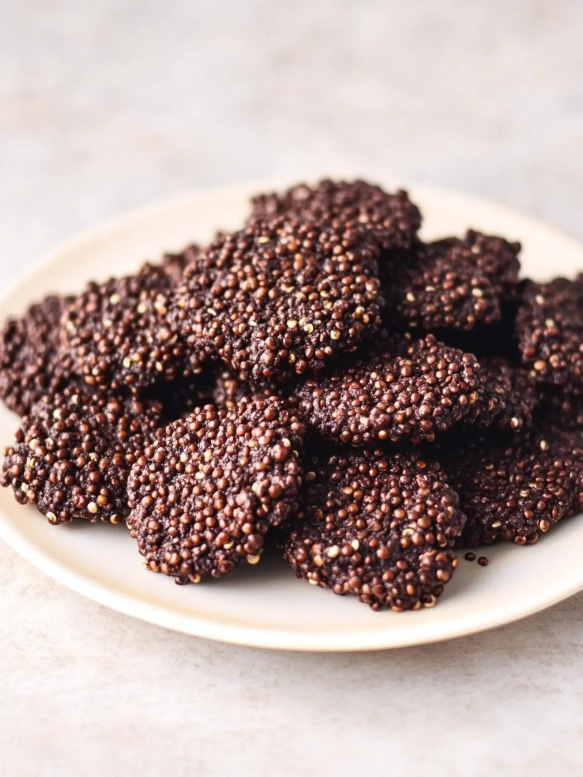 Crispy Quinoa Cacao Cookies