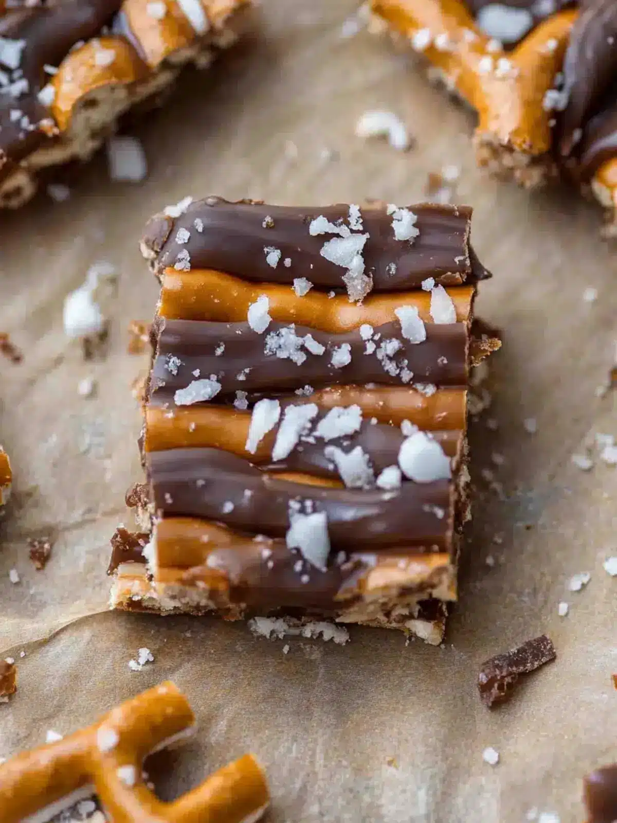 Salted Caramel Pretzel Bark