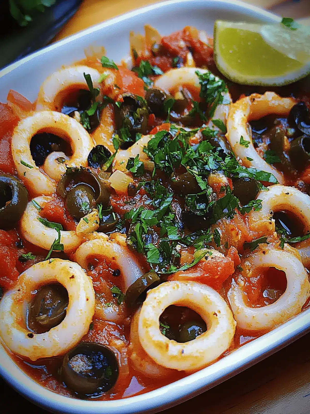 Calamari Puttanesca