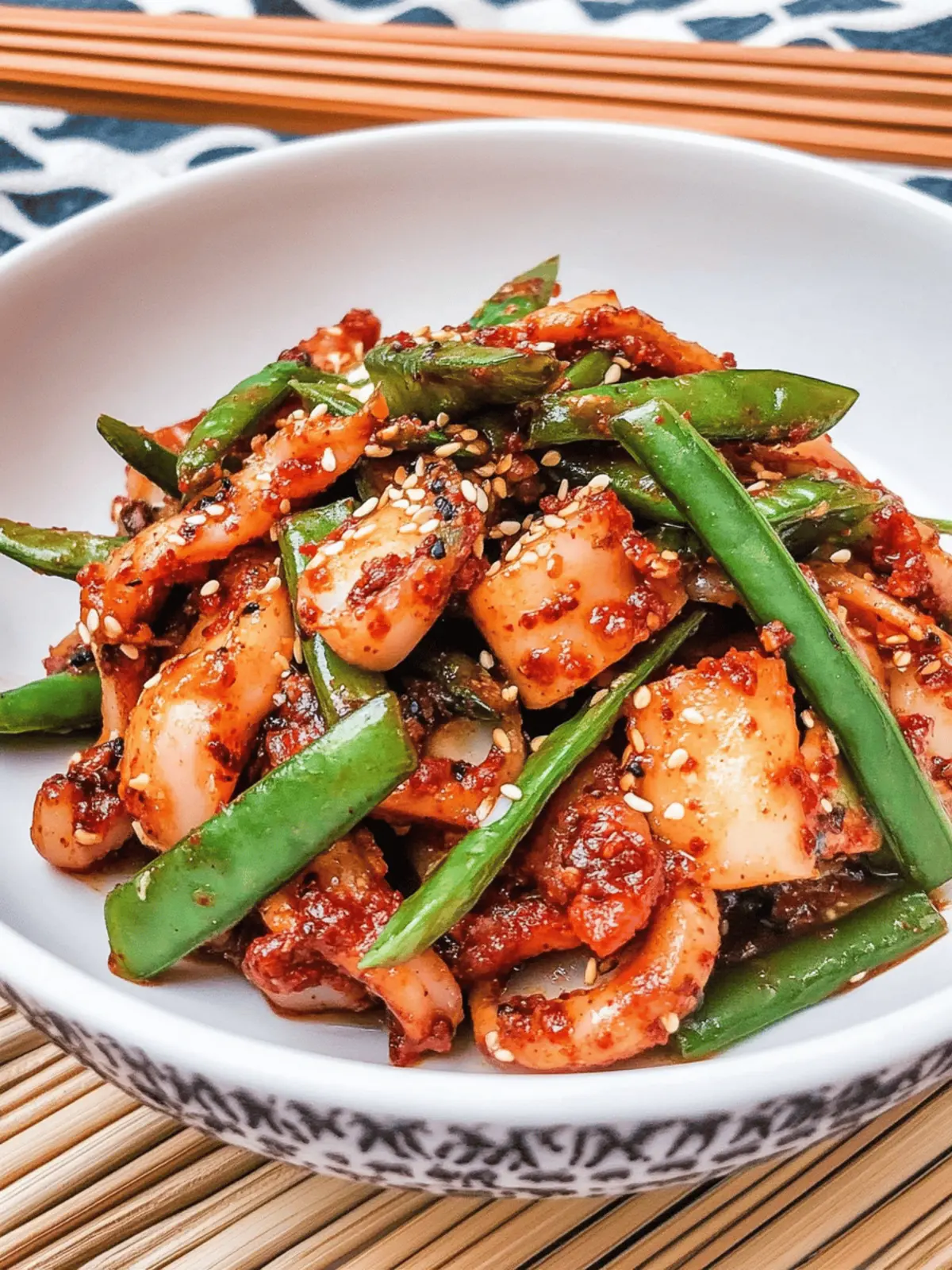 Savor the Heat: Korean Spicy Stir-Fried Squid Delight 3 Korean Spicy Stir-Fried Squid
