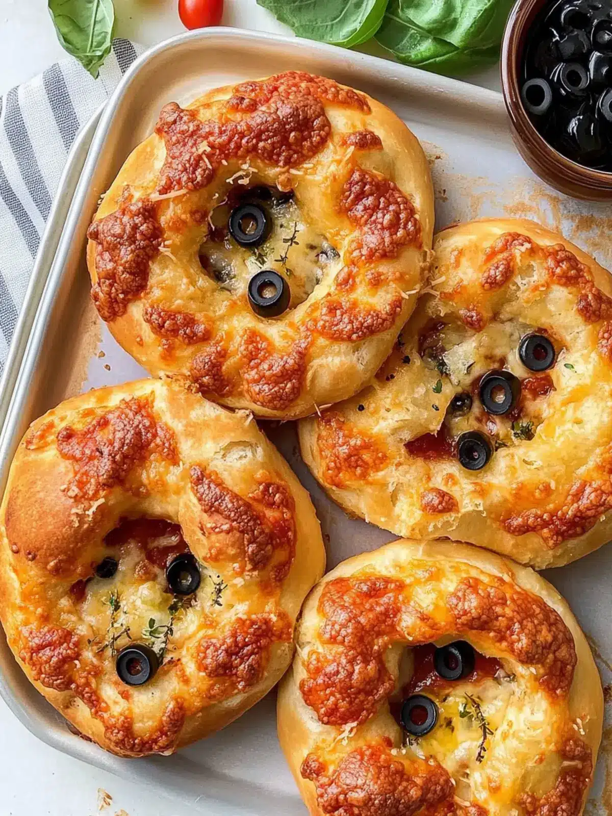 Gluten Free Stuffed Crust Pizza Buns