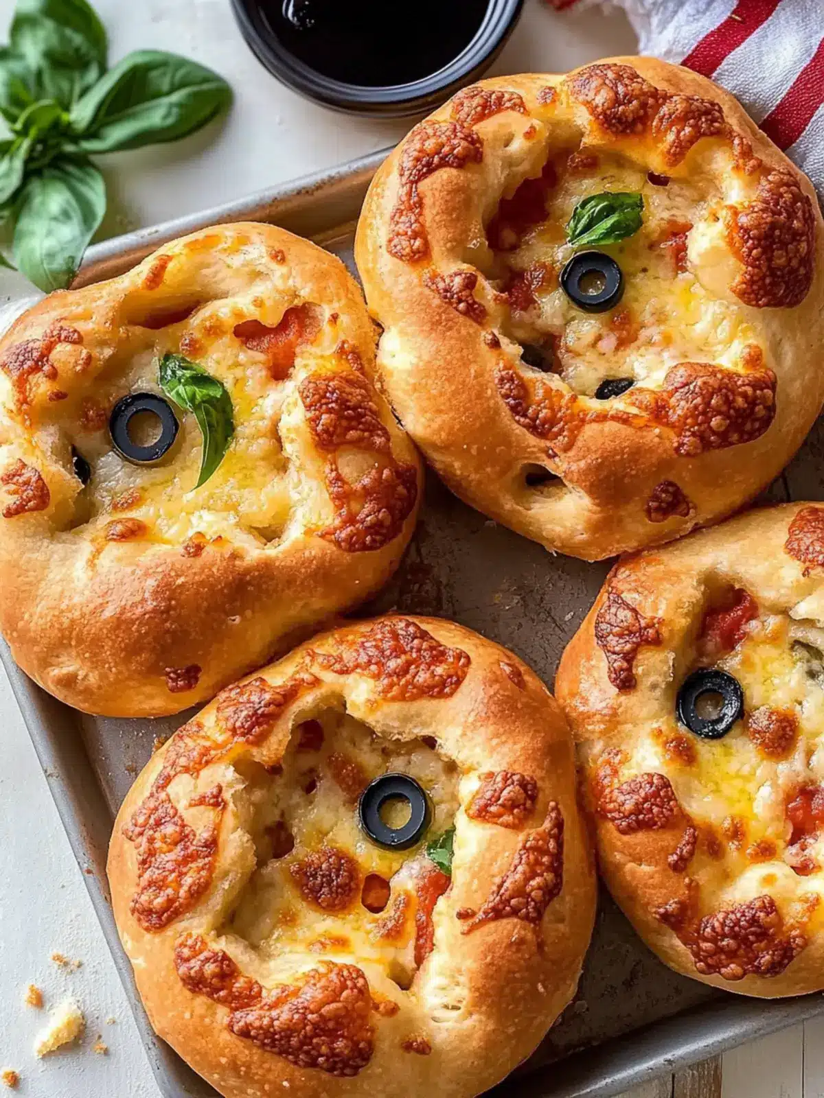 Gluten Free Stuffed Crust Pizza Buns