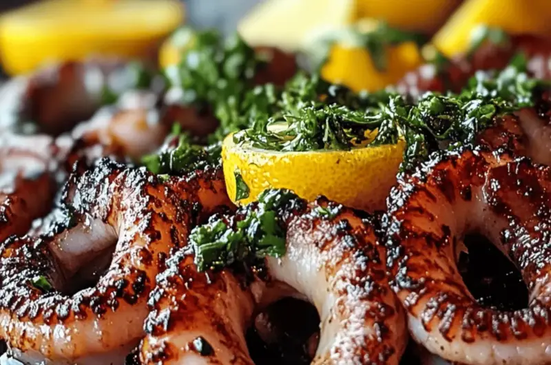 Gourmet Grilled Octopus