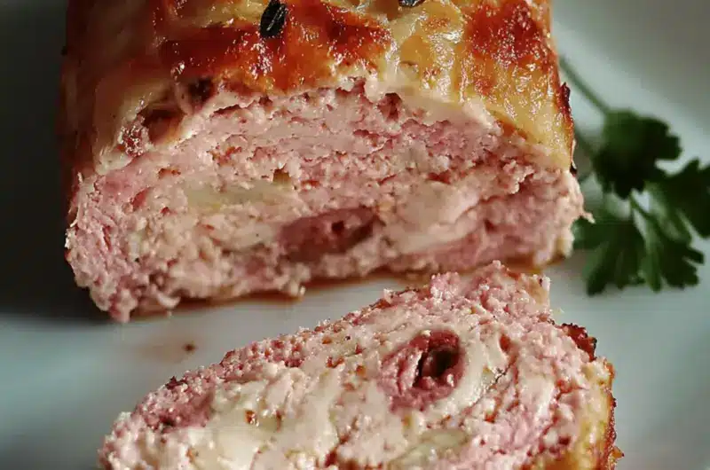 Chicken Cordon Bleu Meatloaf