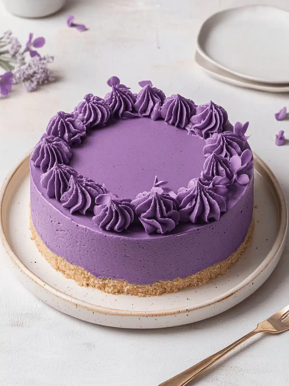 Ube Cheesecake