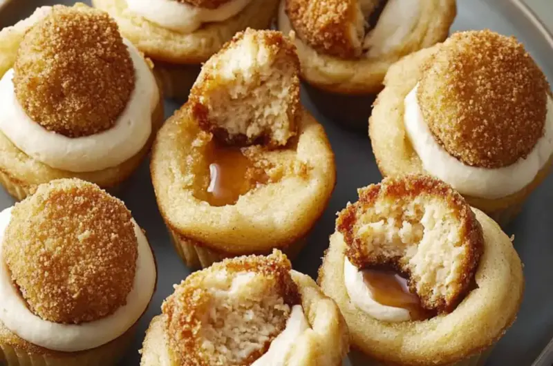 Chicken Nugget and Waffle Cupcakes