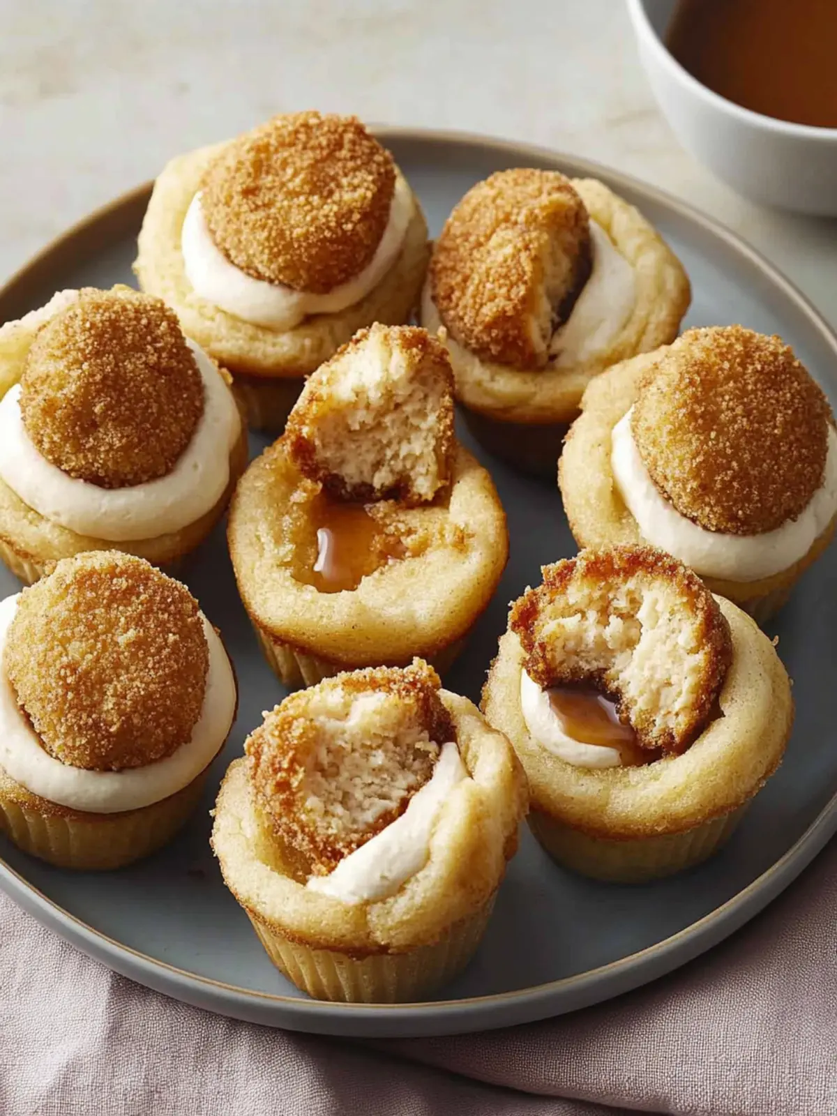 Chicken Nugget and Waffle Cupcakes