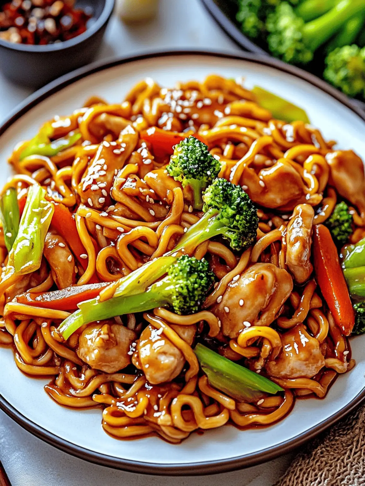 Savory Chicken Teriyaki Noodles You’ll Love in 30 Minutes 4 Chicken Teriyaki Noodles
