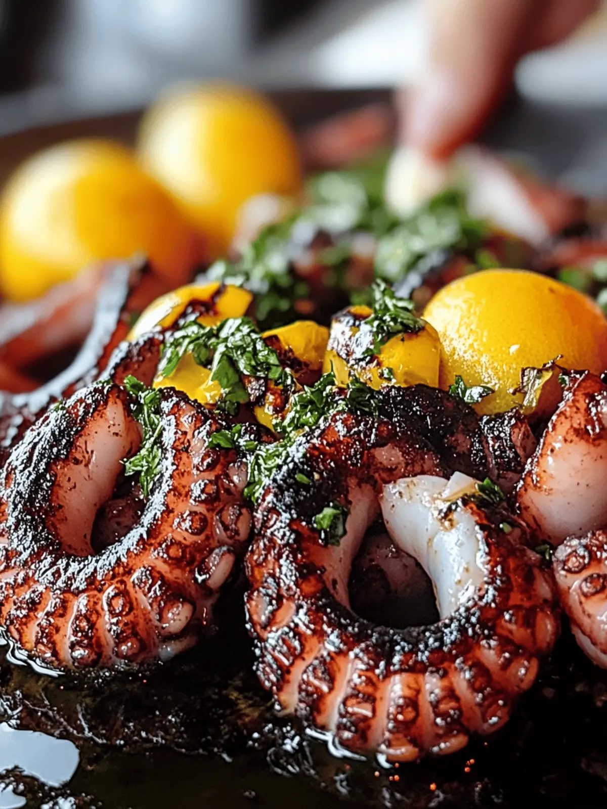 Gourmet Grilled Octopus