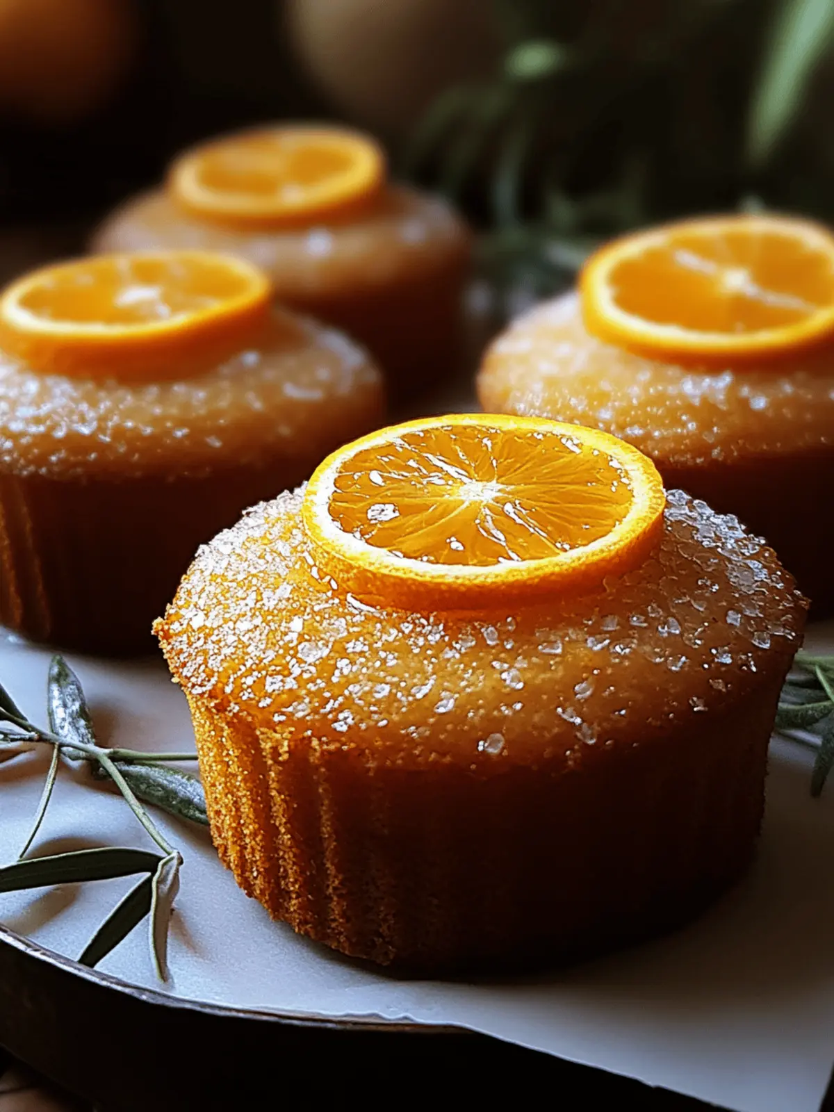 Orange Ginger Honey Cakes