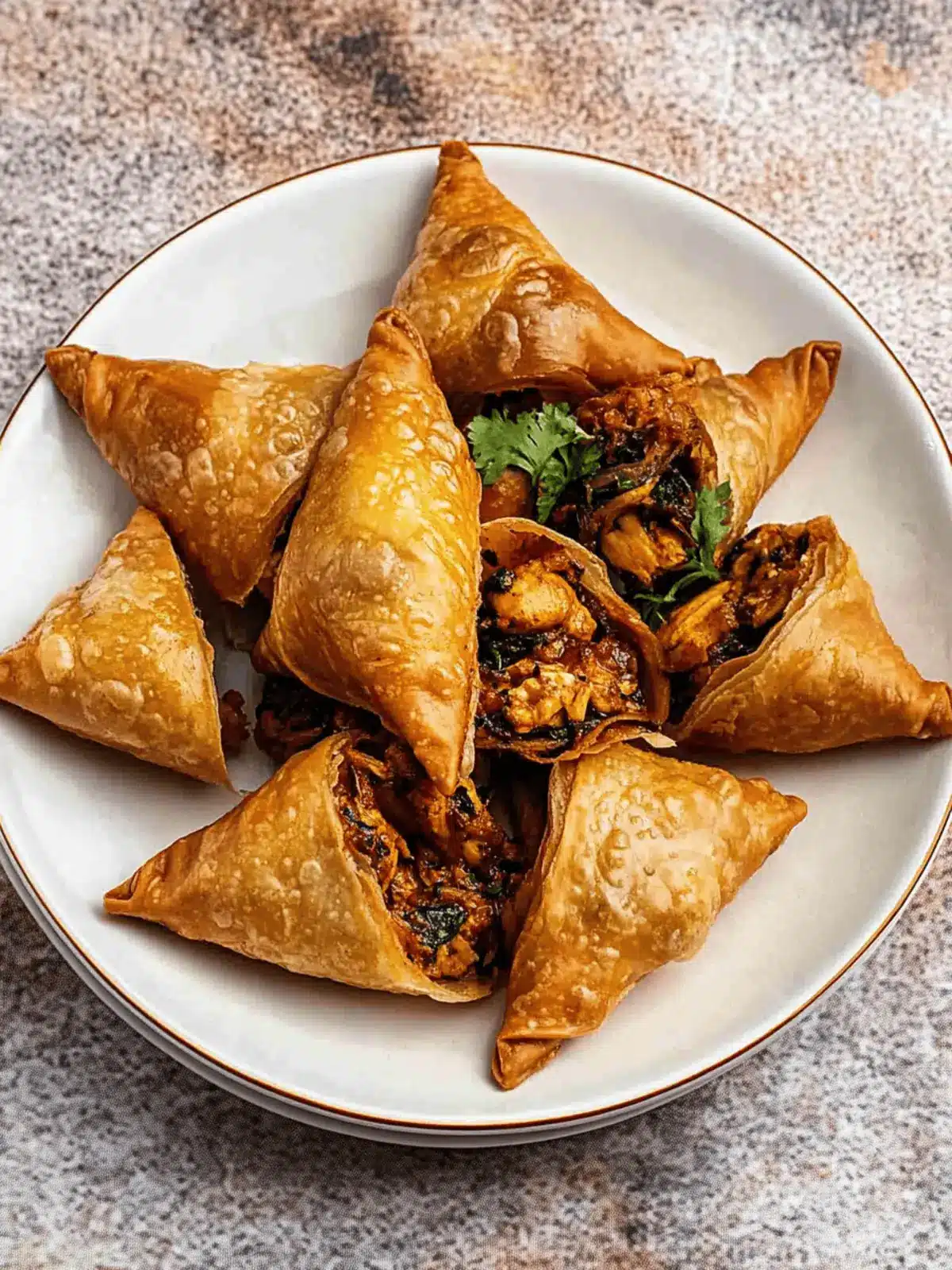 Moroccan Spiced Chicken Briouats