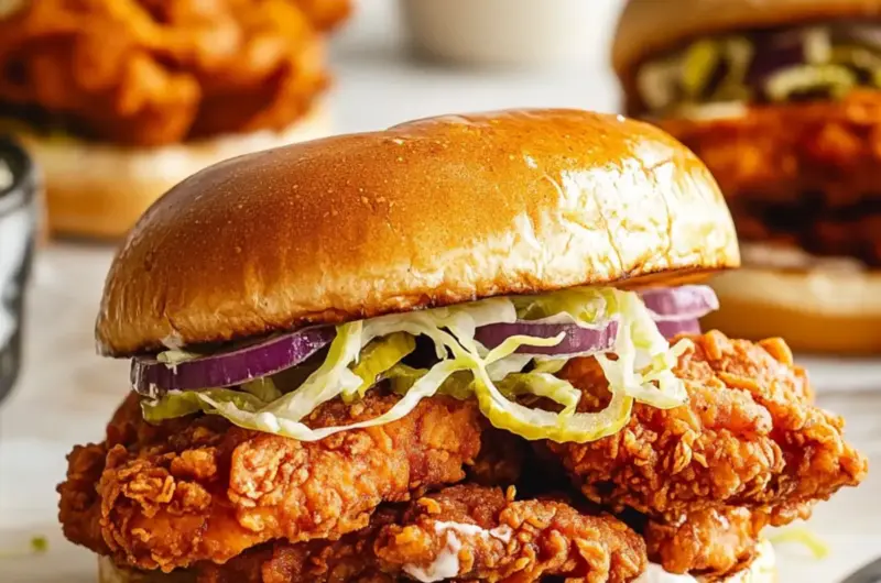 Nashville Hot Chicken Sandwiches