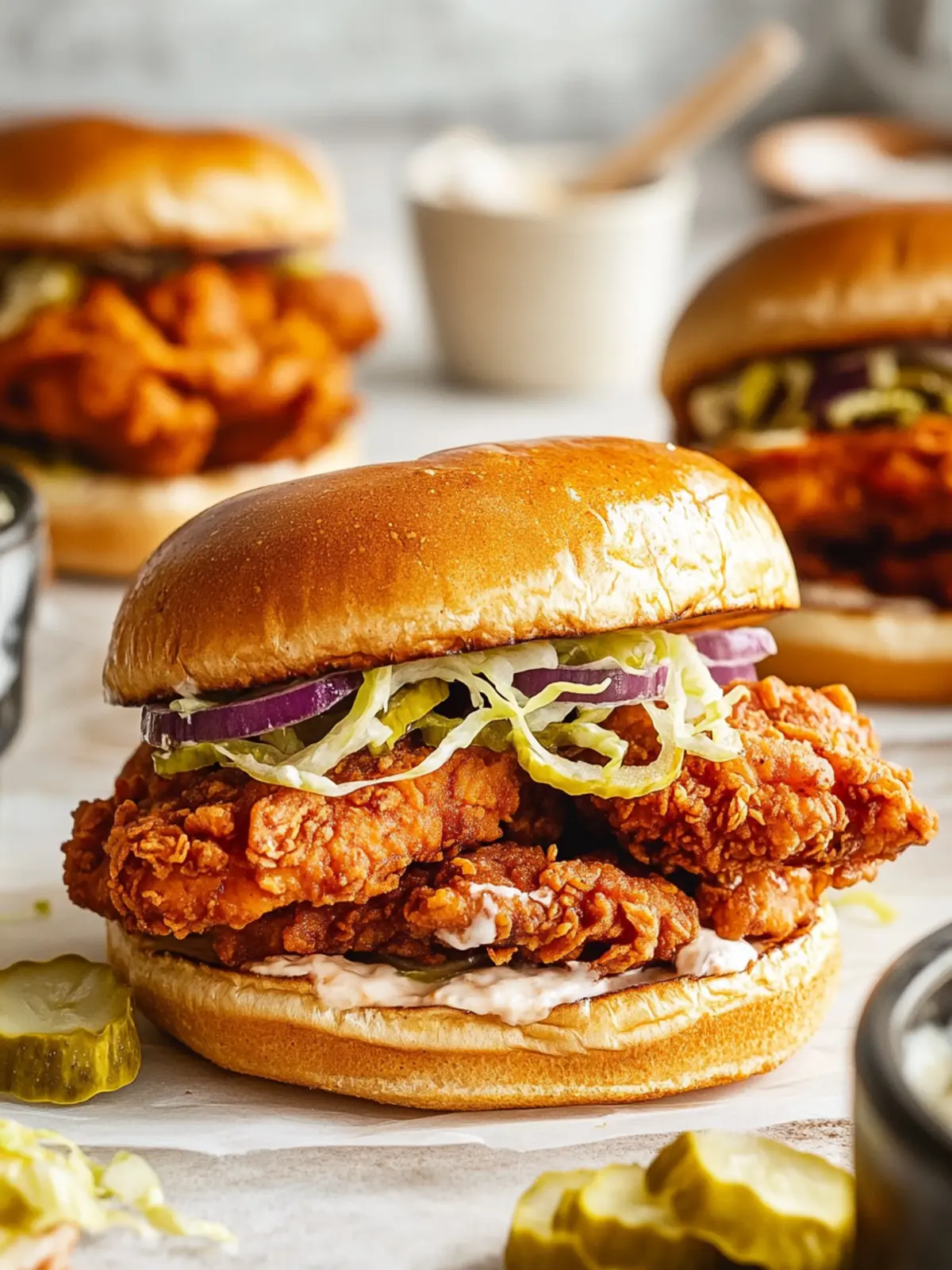 Nashville Hot Chicken Sandwiches