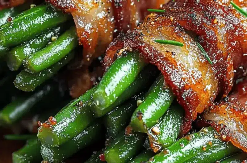Bacon-Wrapped Green Bean Bundles