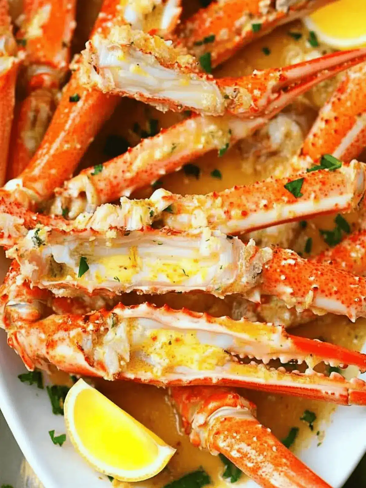 Baked Crab Legs in Butter Sauce – A Simple Gourmet Treat 5 Baked Crab Legs in Butter Sauce
