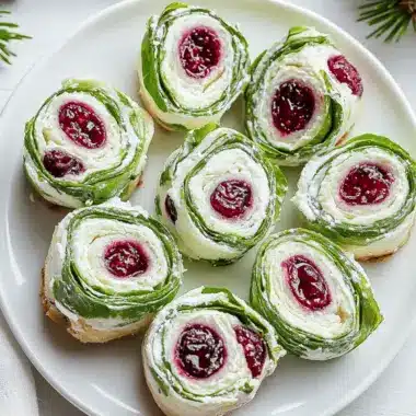 Christmas Cranberry Pinwheels