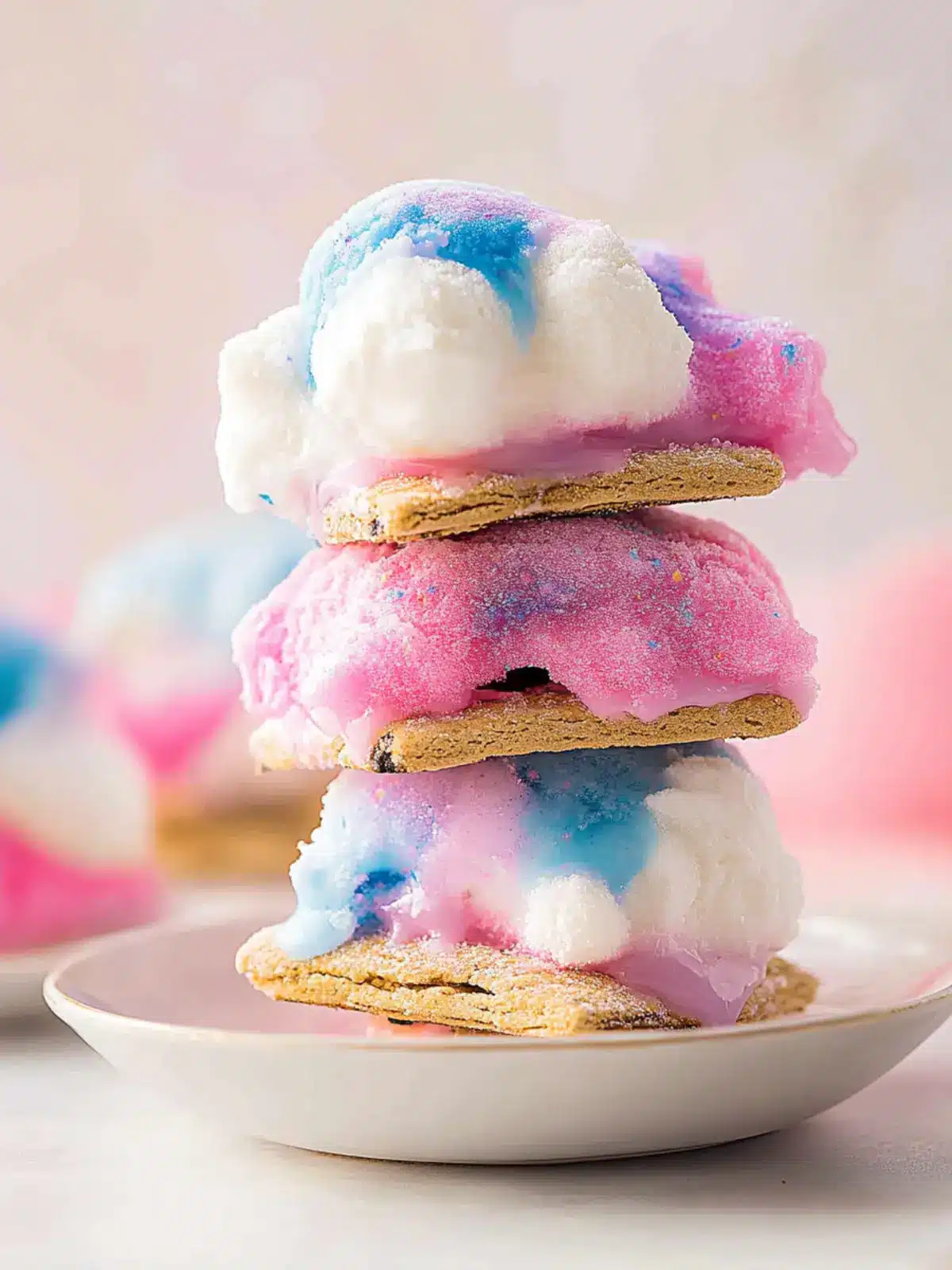 Cotton Candy S’mores