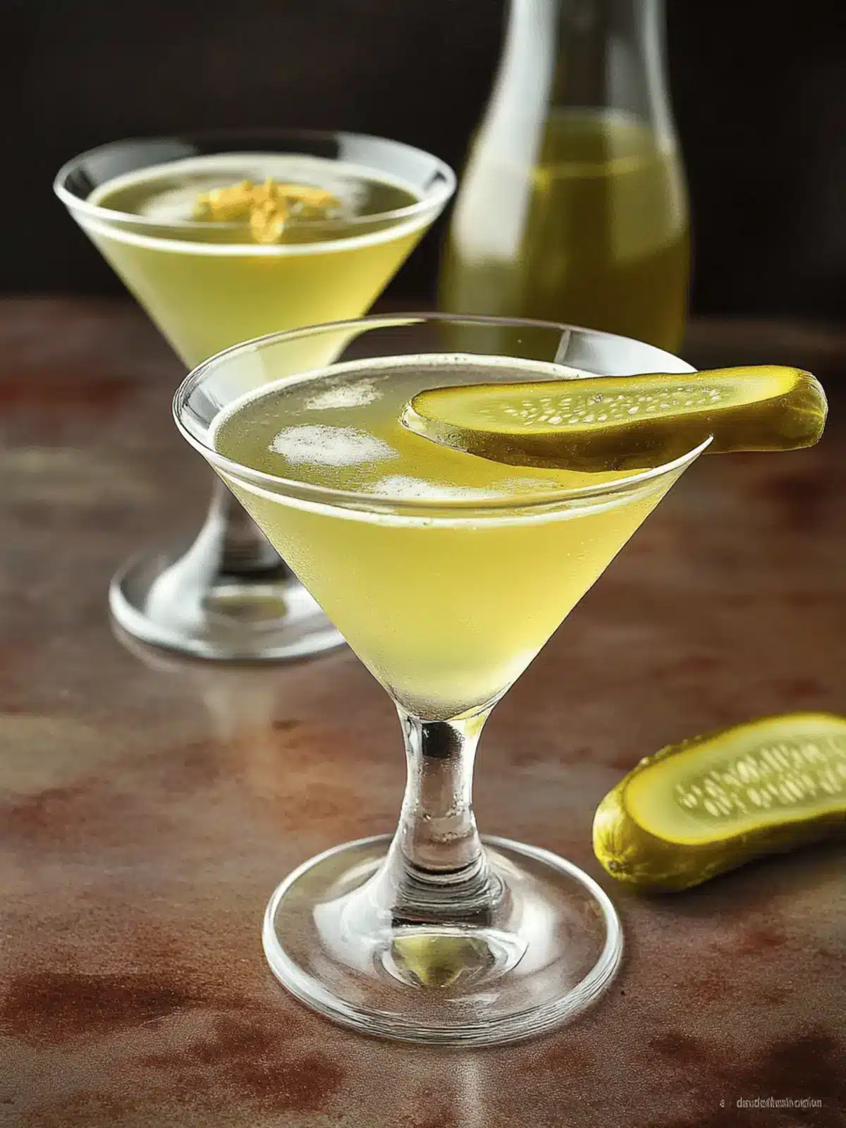 Crave the Bold: Easy Dill Pickle Martini Recipe You'll Love 2 Dill Pickle Martini
