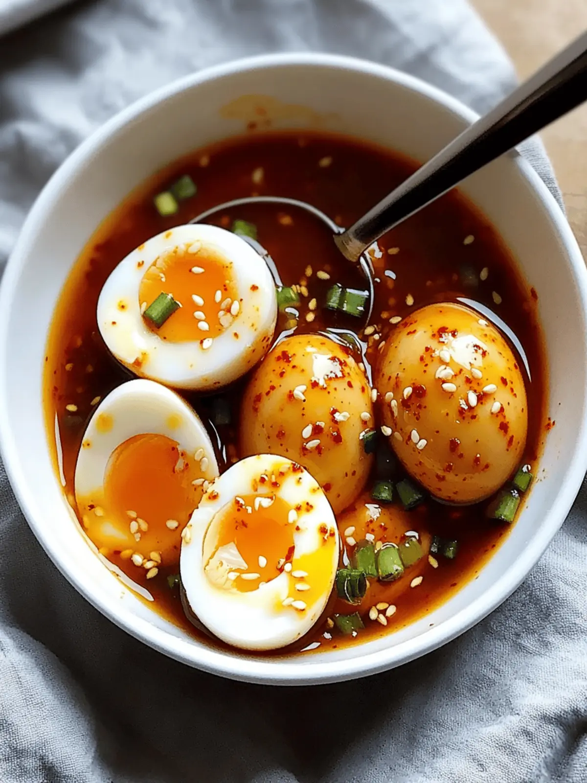 Spicy Gochujang Eggs