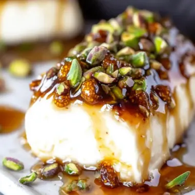 Irresistible Goat Cheese Appetizer with Honey, Fig & Pistachios 9 Goat Cheese Appetizer with Honey, Fig & Pistachios