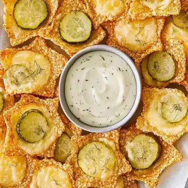 Dill Pickle Cheddar Cheese Chips