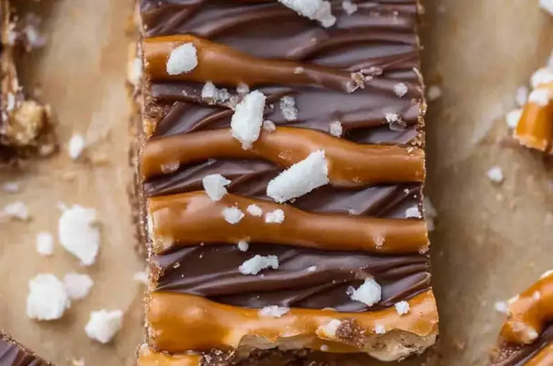 Salted Caramel Pretzel Bark