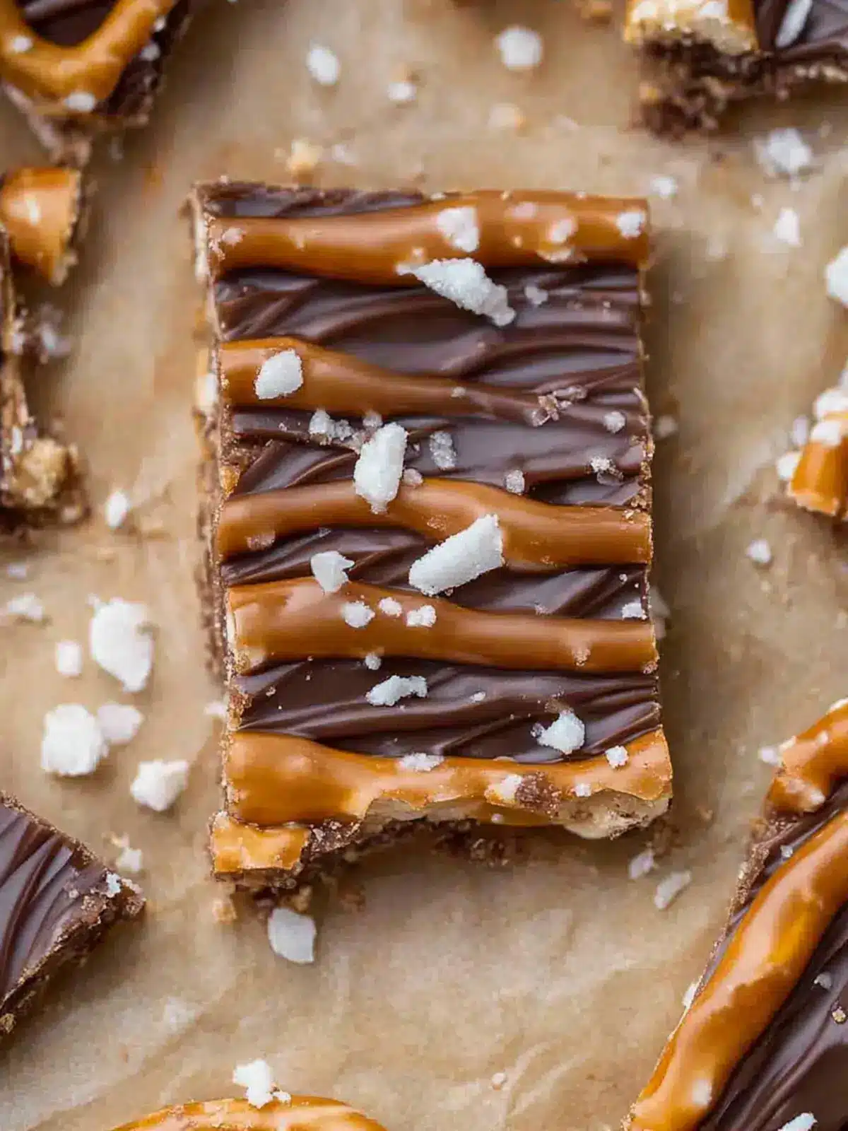 Salted Caramel Pretzel Bark