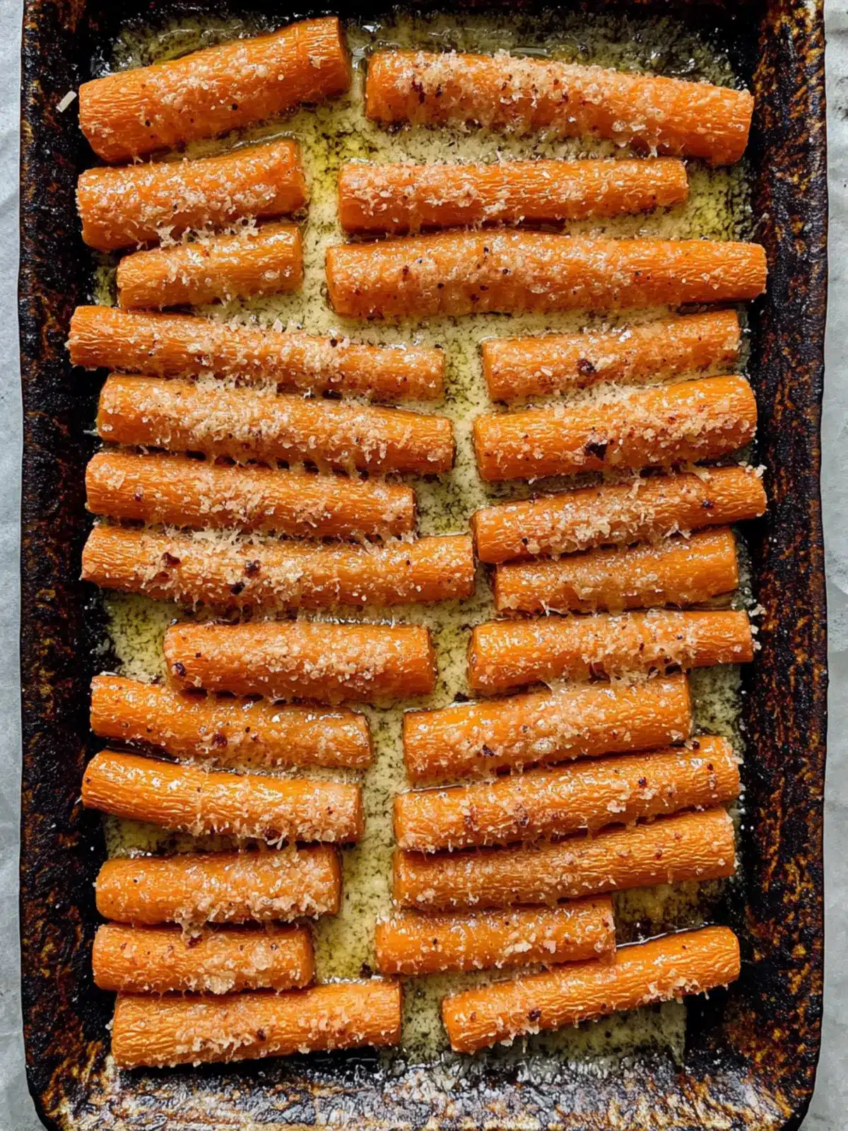 Crispy Parmesan Carrots