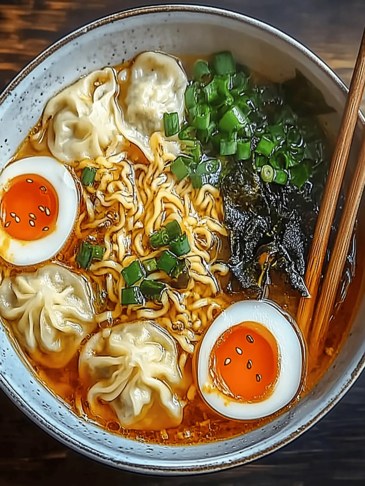 Dumpling Ramen Bowl