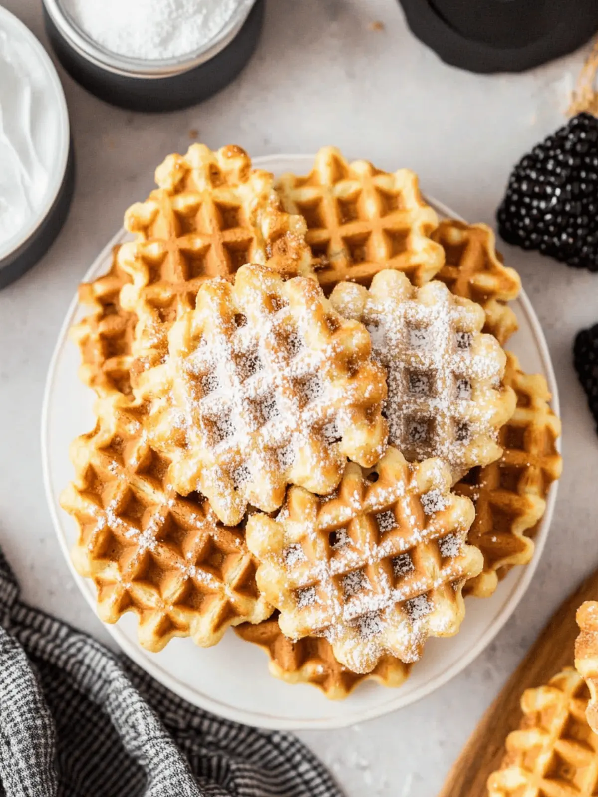 Vanilla Waffle Cookies