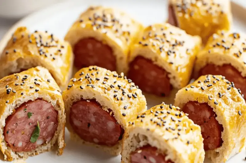 Bagel Seasoning Kielbasa Bites