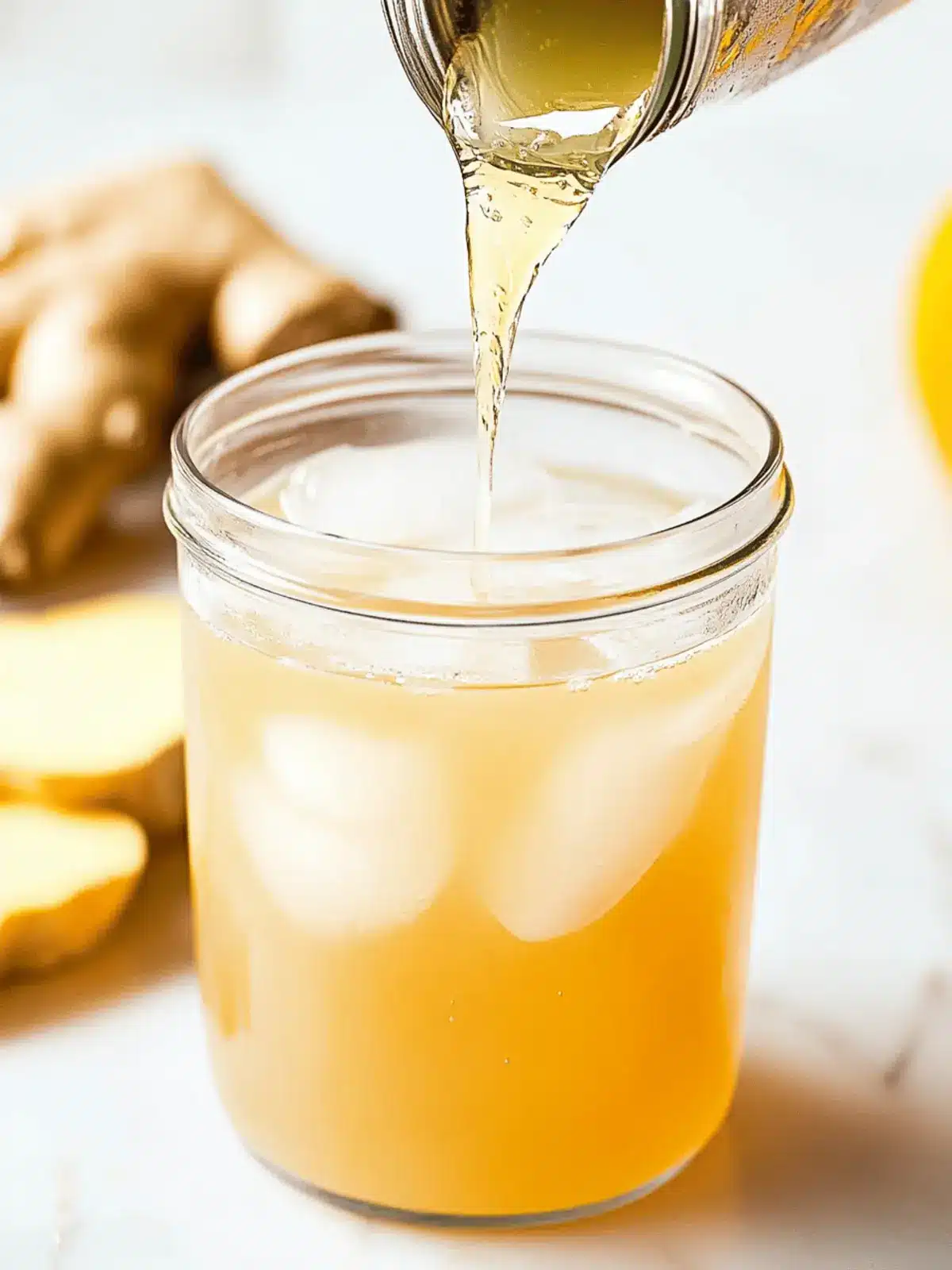 Ginger Syrup for Drinks
