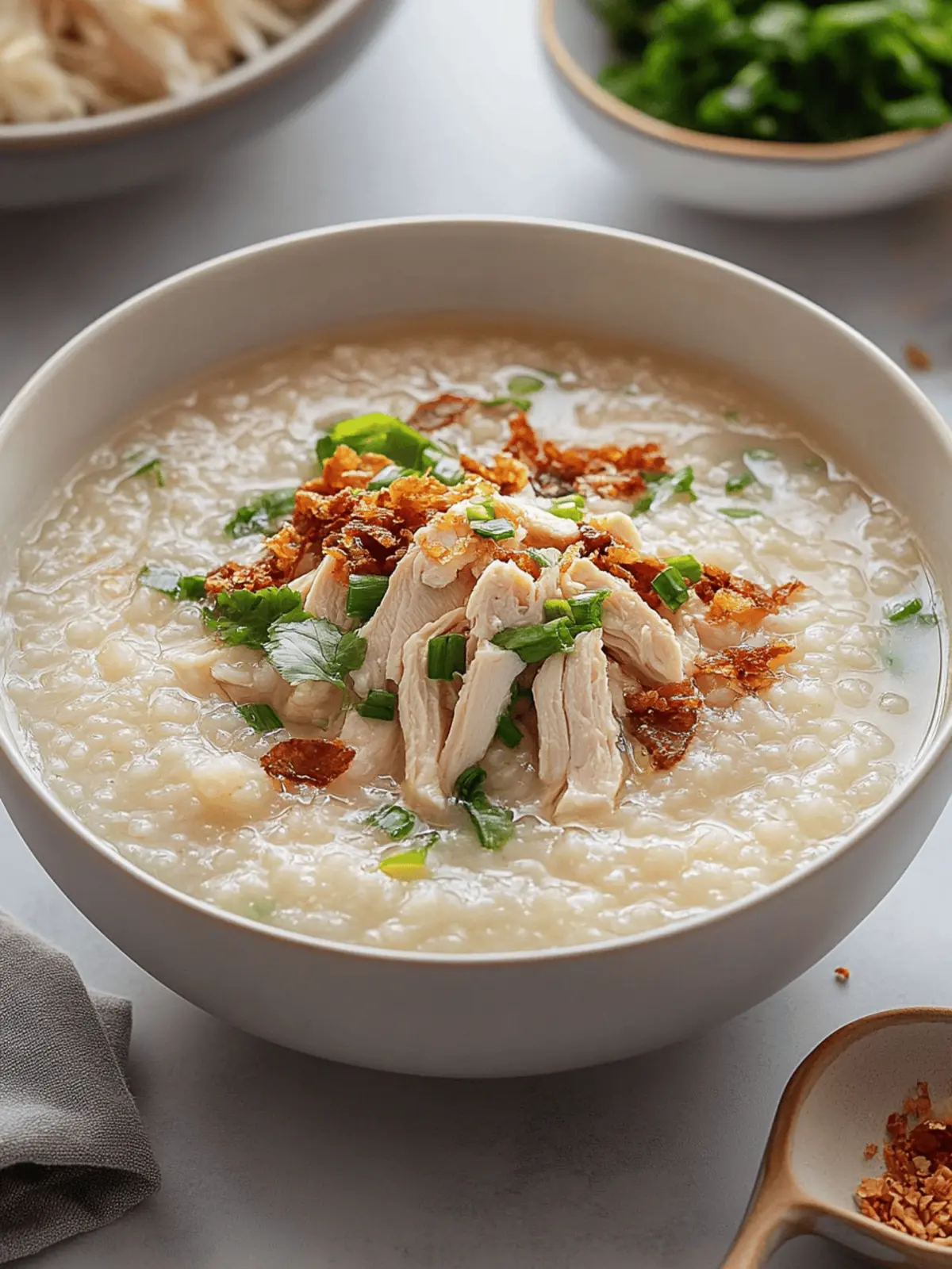 Savor Chicken Congee: A Cozy Comfort in Every Bowl 5 Chicken Congee