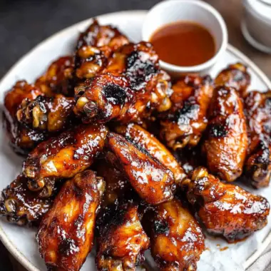 Honey Bourbon Wings