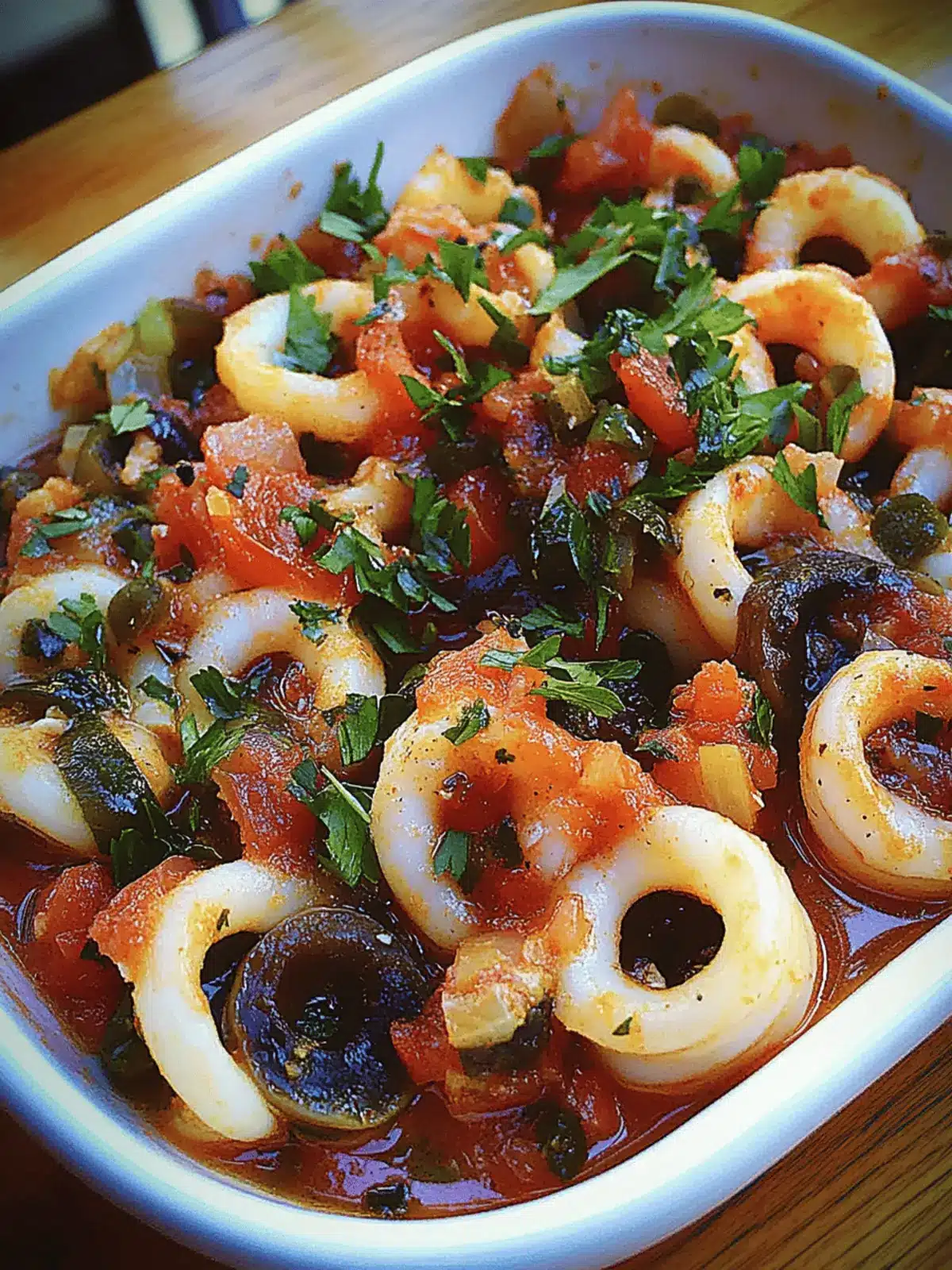 Calamari Puttanesca