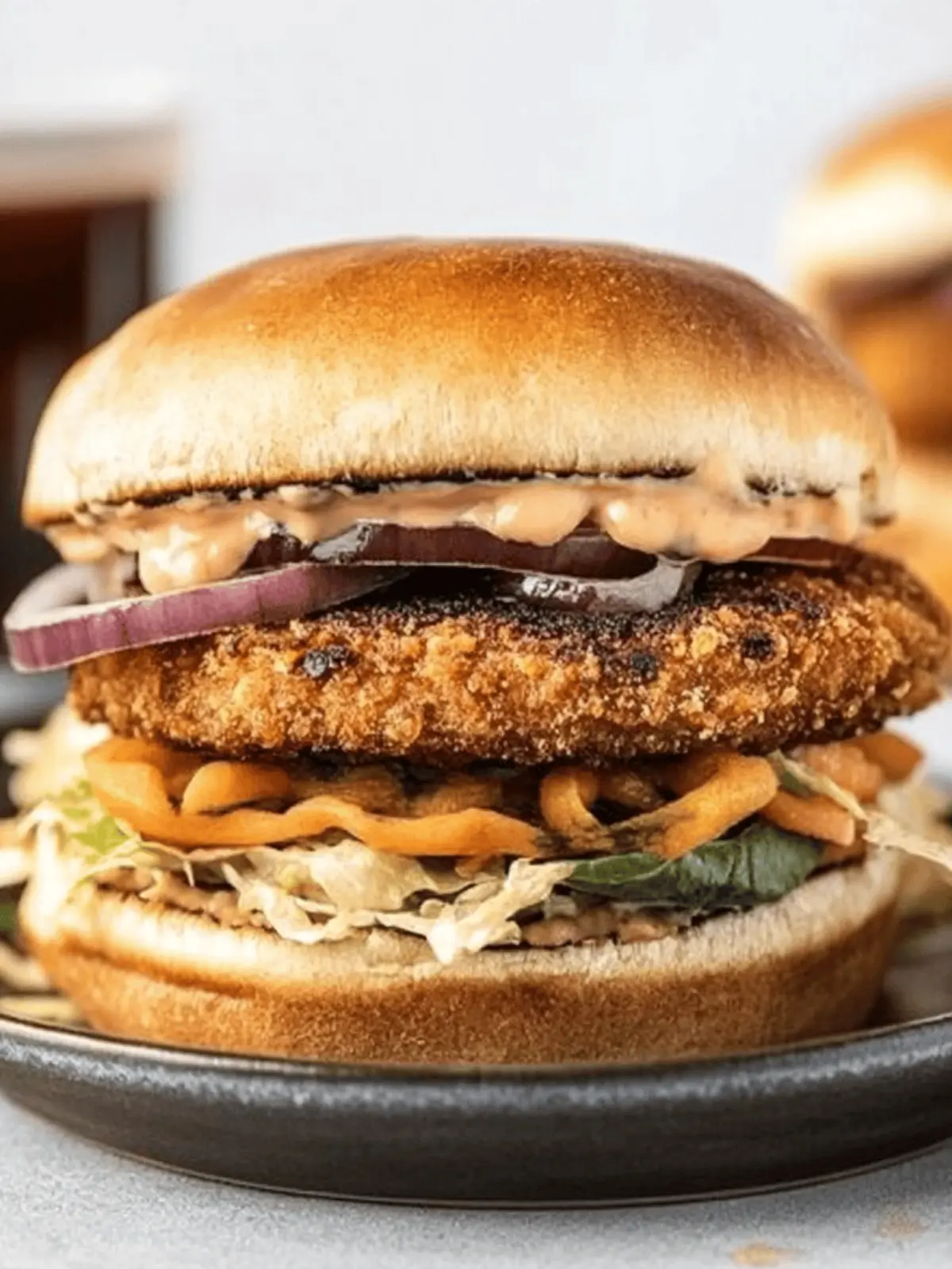 Cajun-Spiced Cilantro Burger