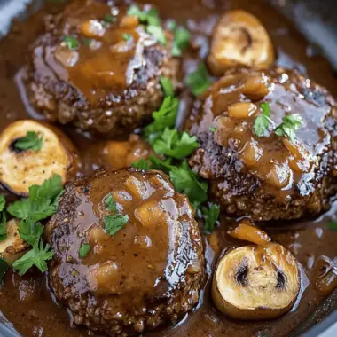 Irresistible Homemade Salisbury Steak for Comfort Food Lovers 9 Salisbury Steak