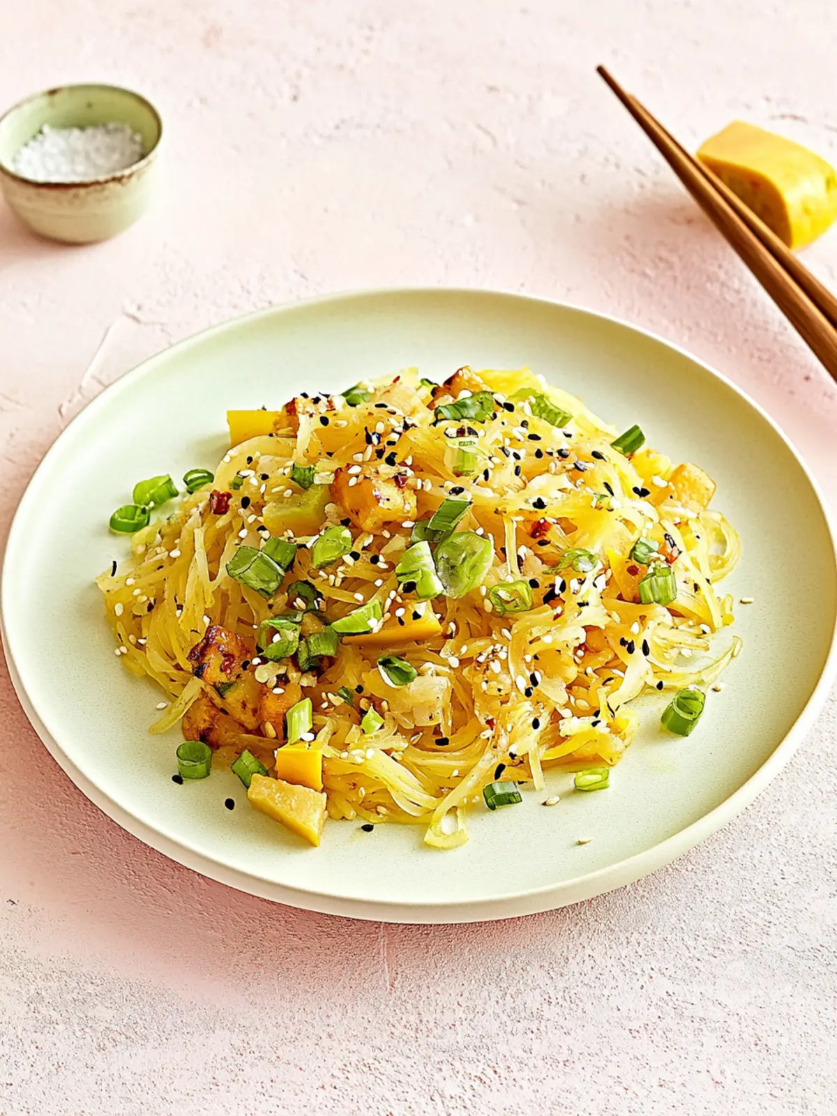 Spaghetti Squash Chow Mein