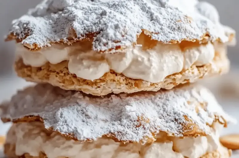 Almond Dacquoise Cream Clouds