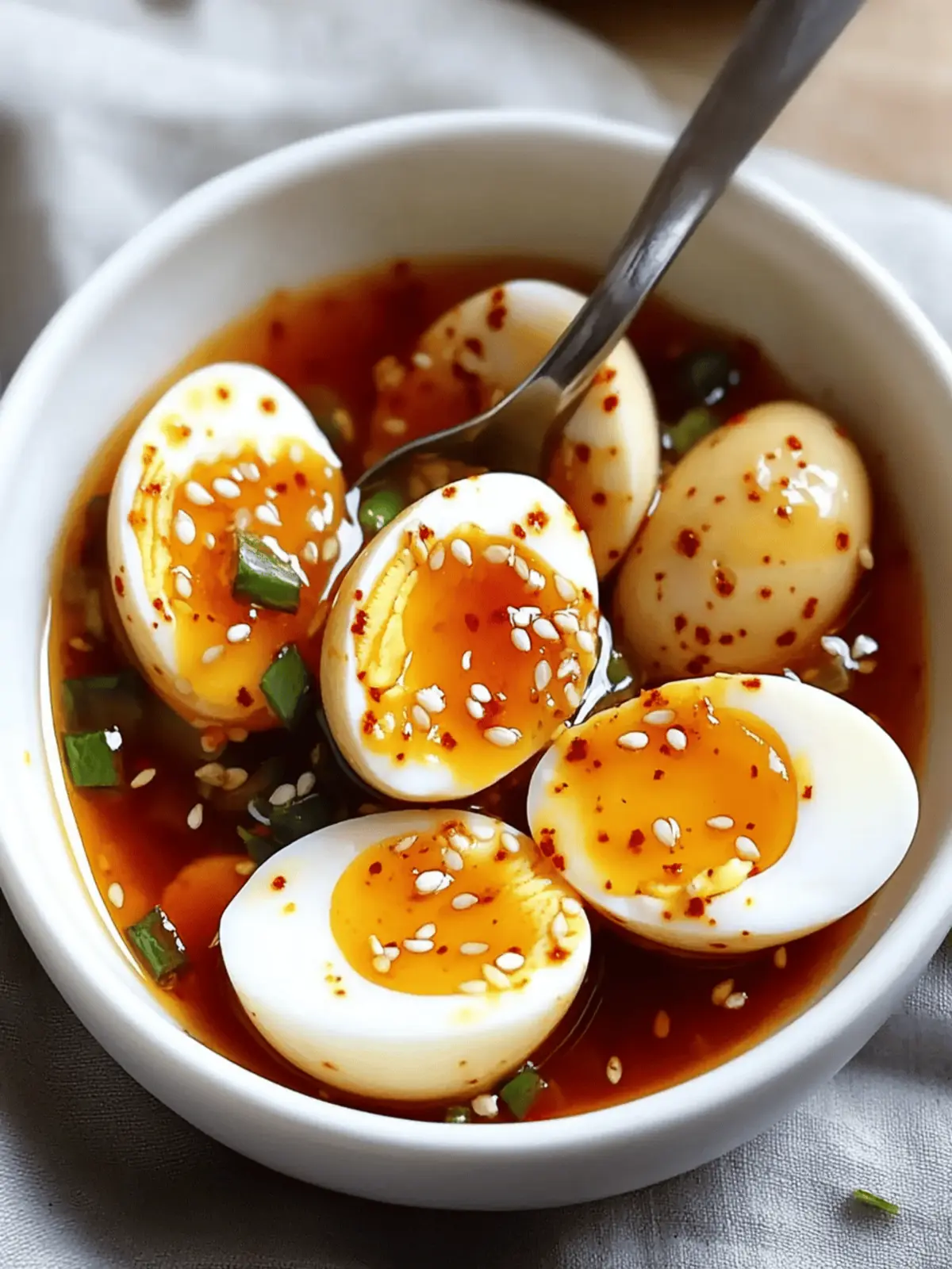 Spicy Gochujang Eggs